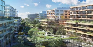 Photo de visualisation du futur siège d'ENGIE "Le Campus"